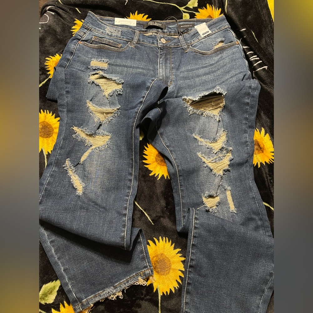 Distressed JB jeans